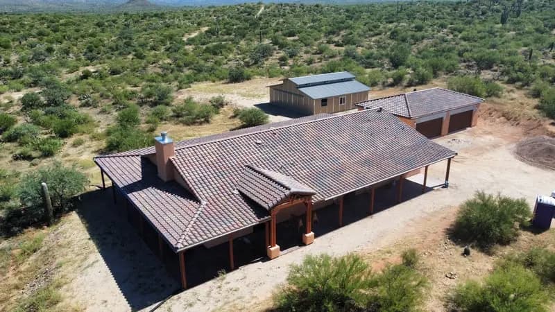 Tile roof installation